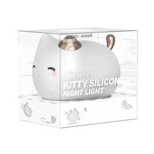 Luz Noturna de Silicone LED Baseus - Gato