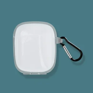 Case Silicone Transparente com Gancho para Fone de Ouvido Baseus - Para Baseus W04