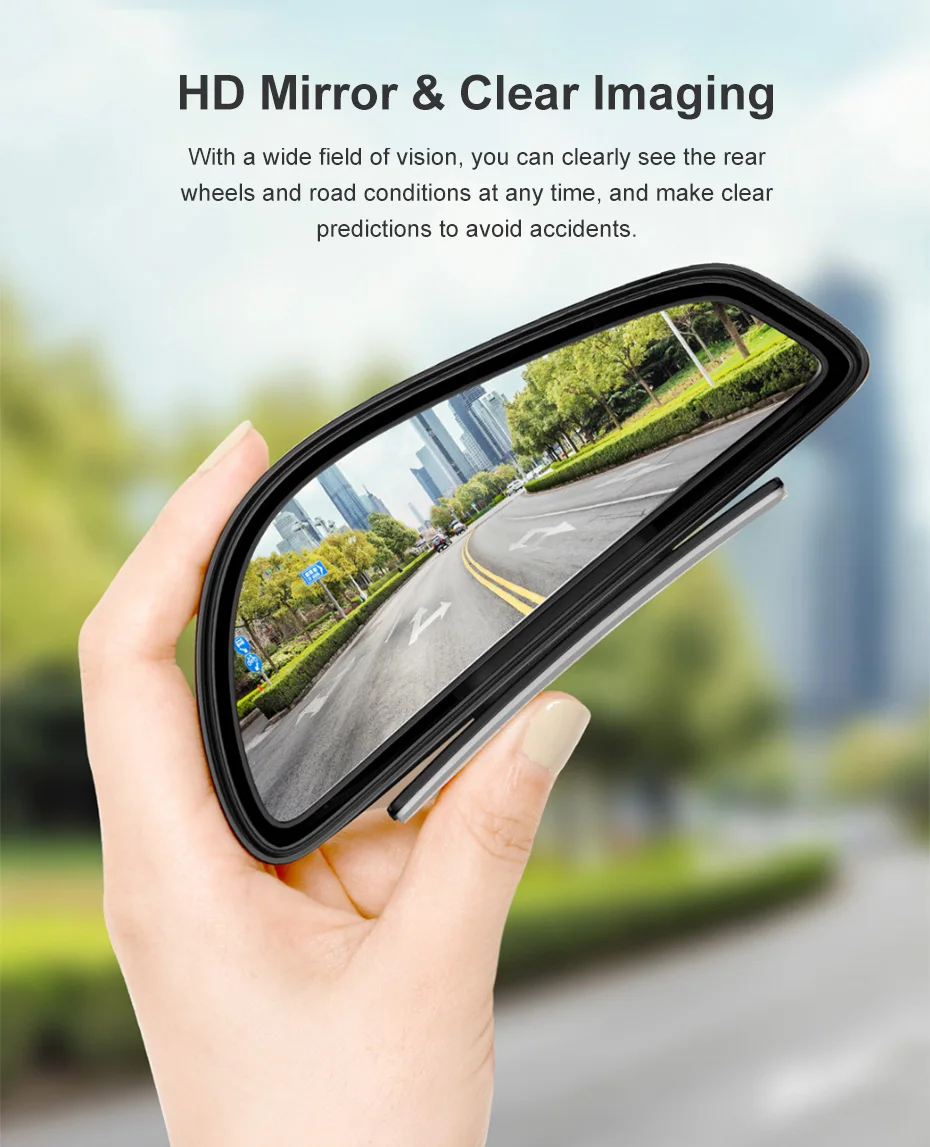 Espelho Retrovisor Auxiliar Automotivo Antiembaçante - Imagem 11