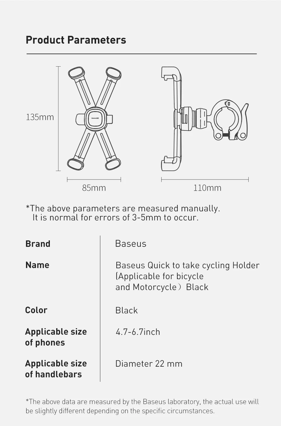 Suporte universal de telefone para bicicleta - Imagem 24