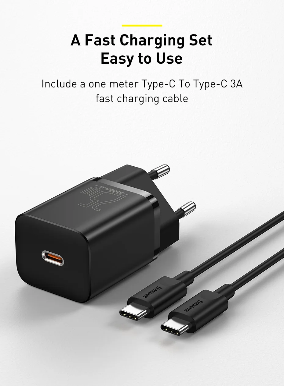 Kit Carregador 25W Mini Turbo com Cabo USB C - Imagem 17