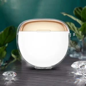 Case Silicone Transparente com Gancho para Fone de Ouvido AirNora Baseus