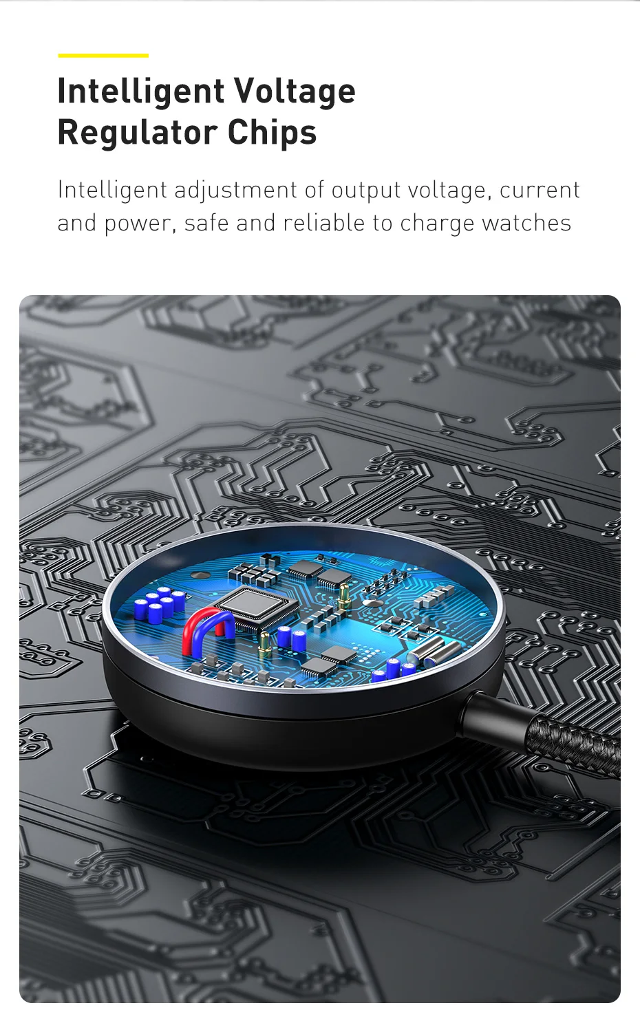 Cabo 2 em 1 USB para USB Tipo C + Carregador para Smart Watch - Imagem 4