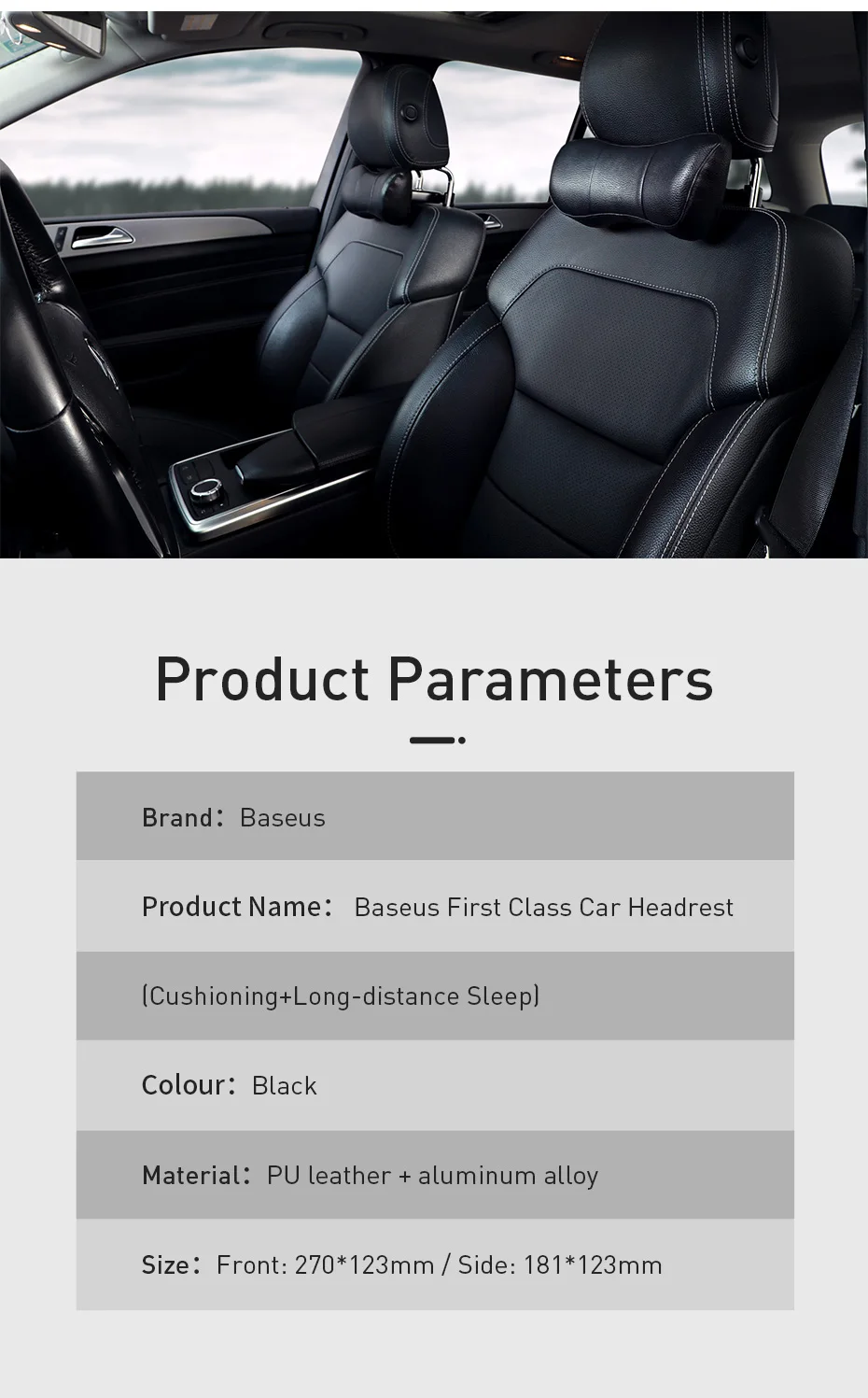 Travesseiro de Couro para Carro - Imagem 14