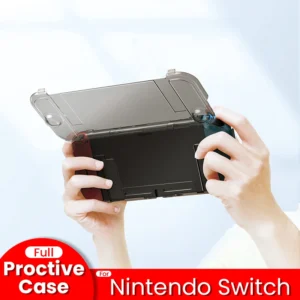 Capa protetora transparente para Nintendo Switch - Flip Preto