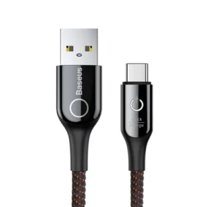 Cabo USB C 3A com desligamento inteligente - Preto