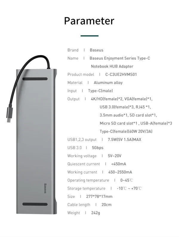 Hub USB C 10/11 em 1 - Imagem 21