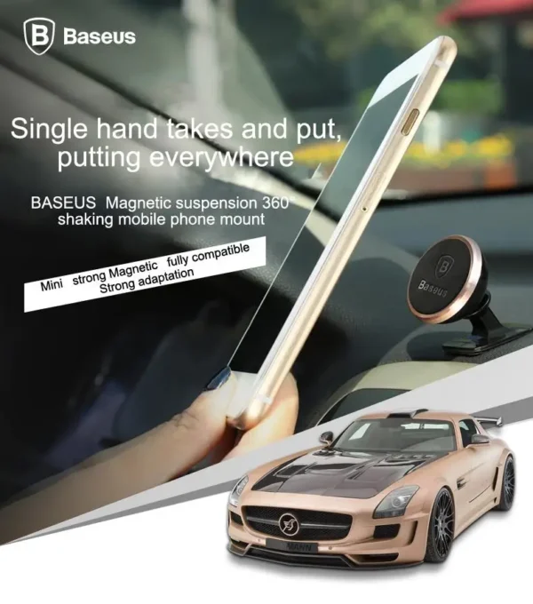 Suporte de Telefone Magnético Móvel 360 graus - Imagem 6