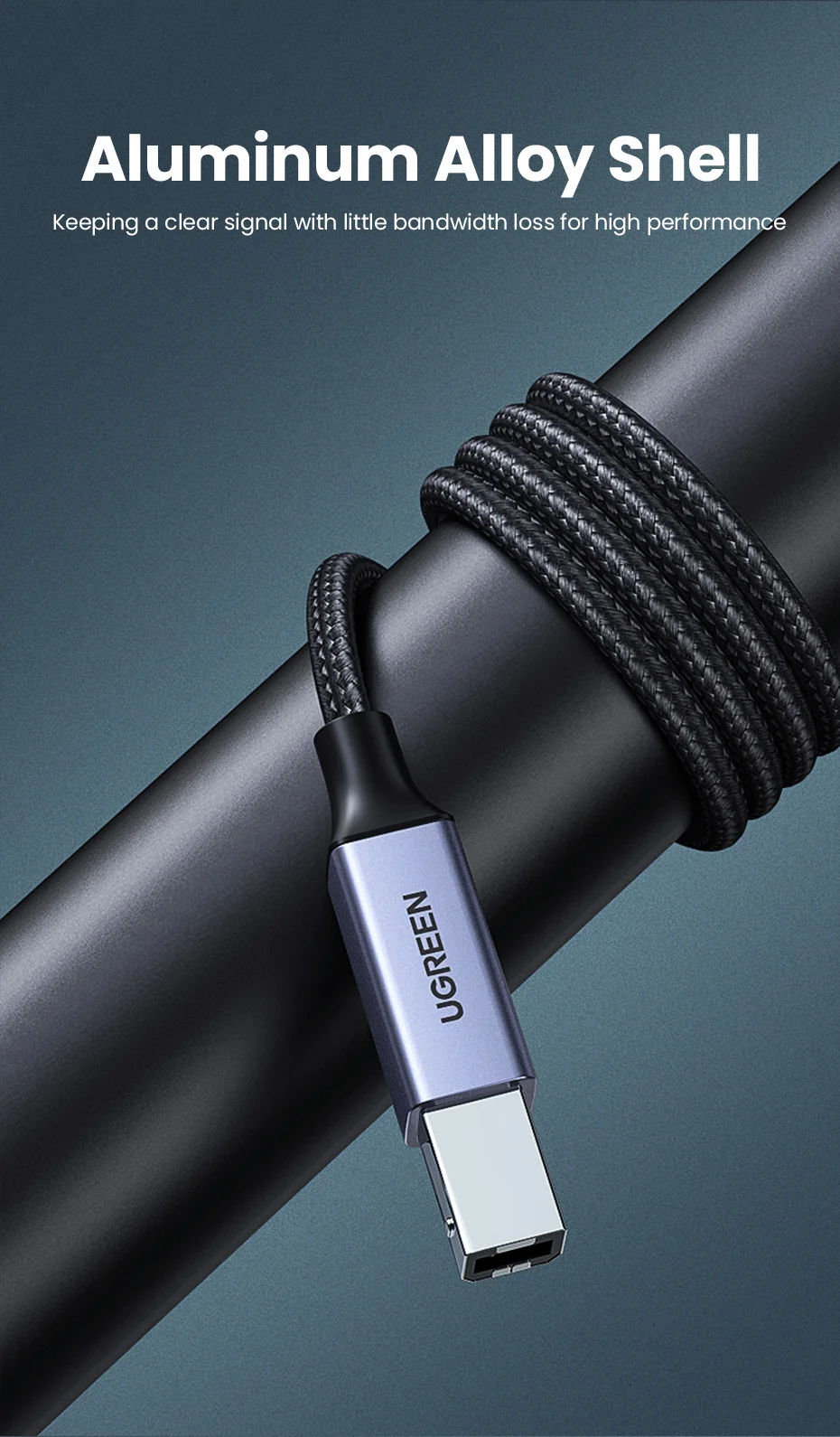 Cabo Ugreen USB C para Impressora - Imagem 16