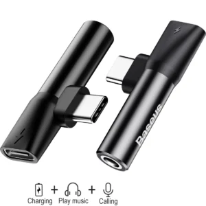 Adaptador USB C Jack Baseus 3.5mm - Preto