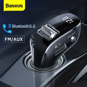 Carregador Veicular com Transmissor FM Bluetooth 5.0 AUX
