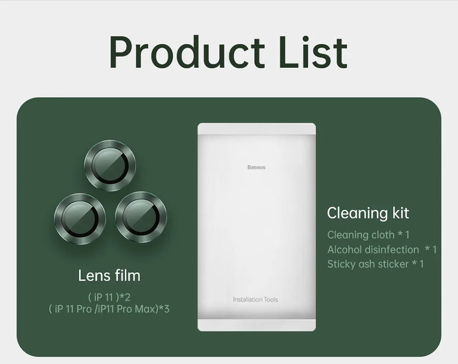 Protetor de lente de câmera traseira para iPhone 11 - Imagem 21