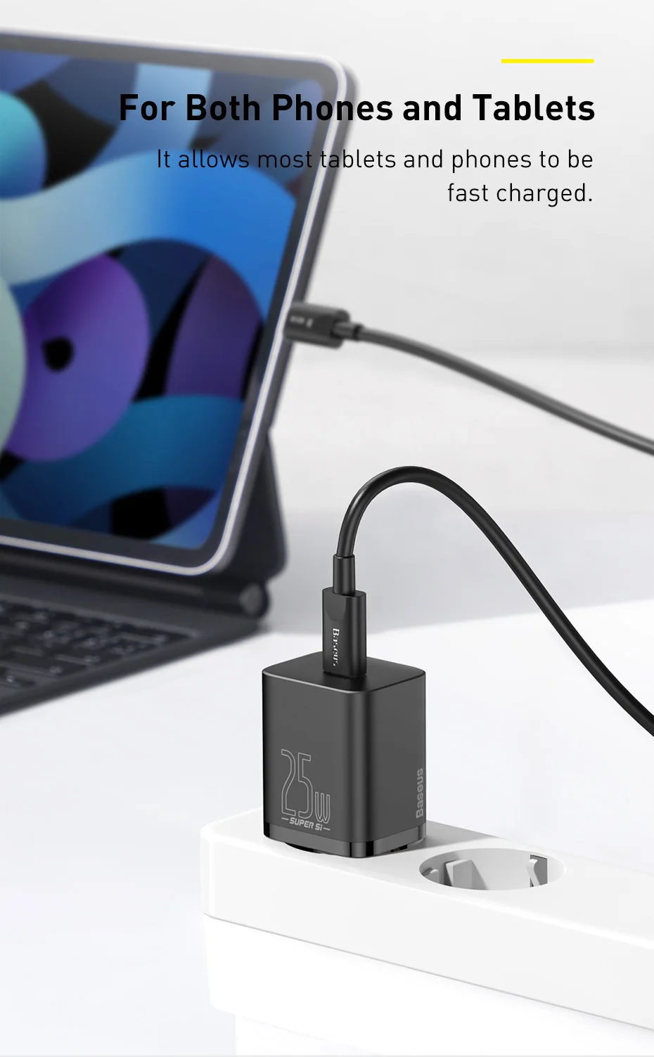 Kit Carregador 25W Mini Turbo com Cabo USB C - Imagem 14