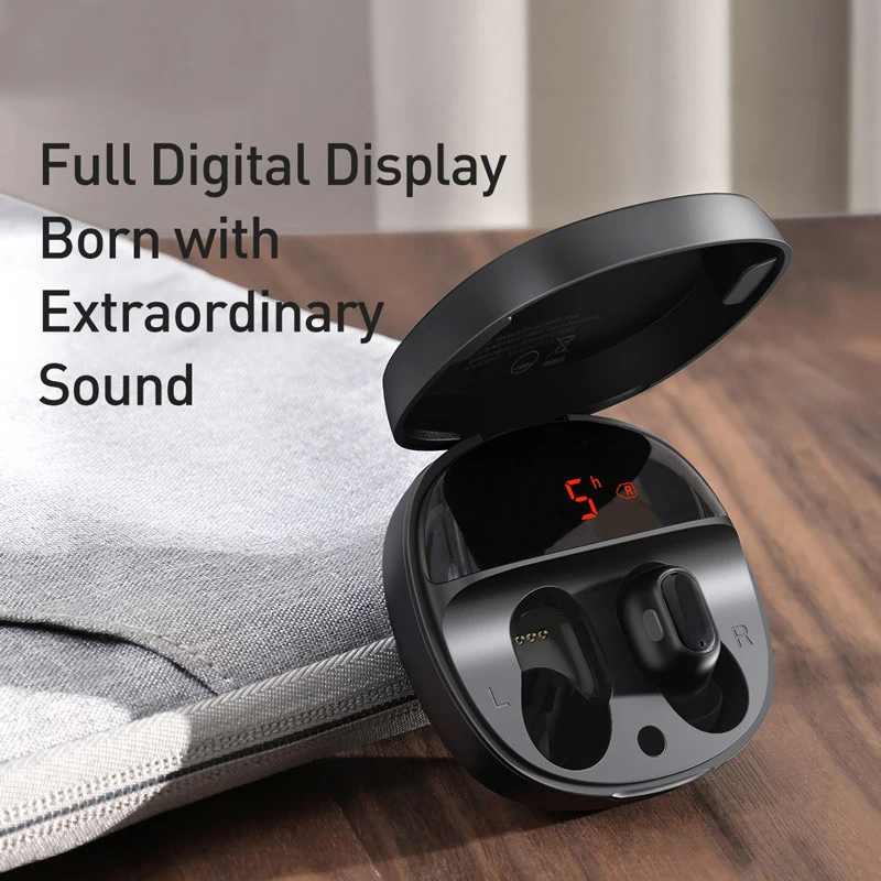 Fone de Ouvido Sem Fio WM01 Plus Bluetooth 5.0 com Display - Imagem 5