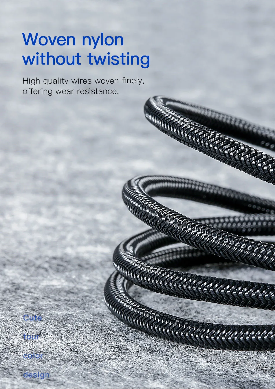 Cabo USB 4 em 1 Colorido 3.5A - Imagem 17