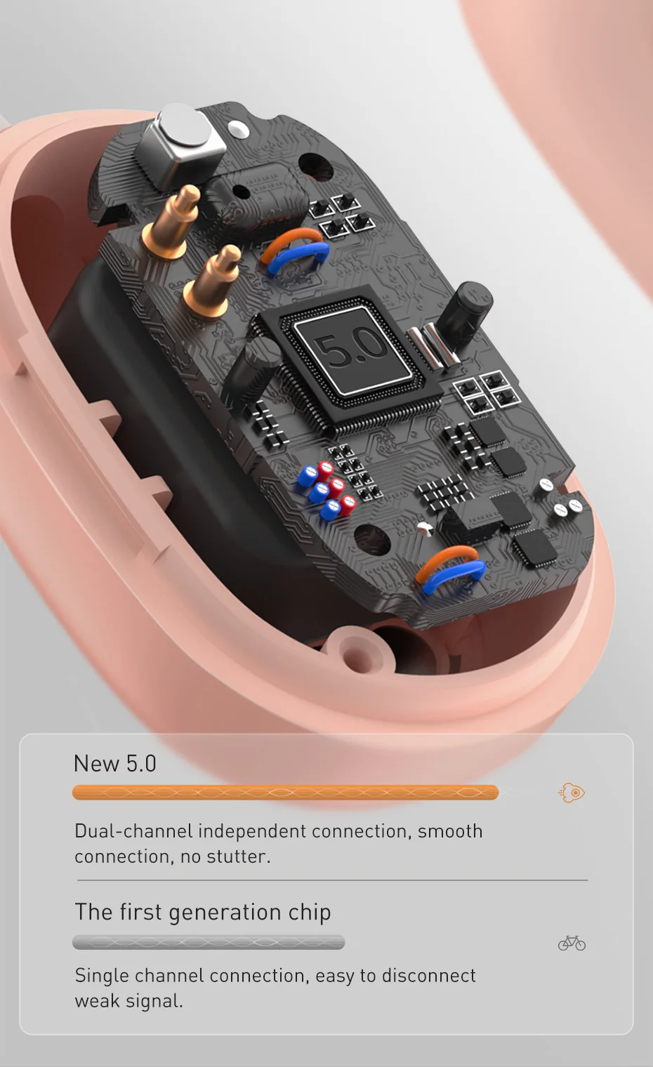 Fone de Ouvido Sem Fio WM01 Plus Bluetooth 5.0 com Display - Imagem 11