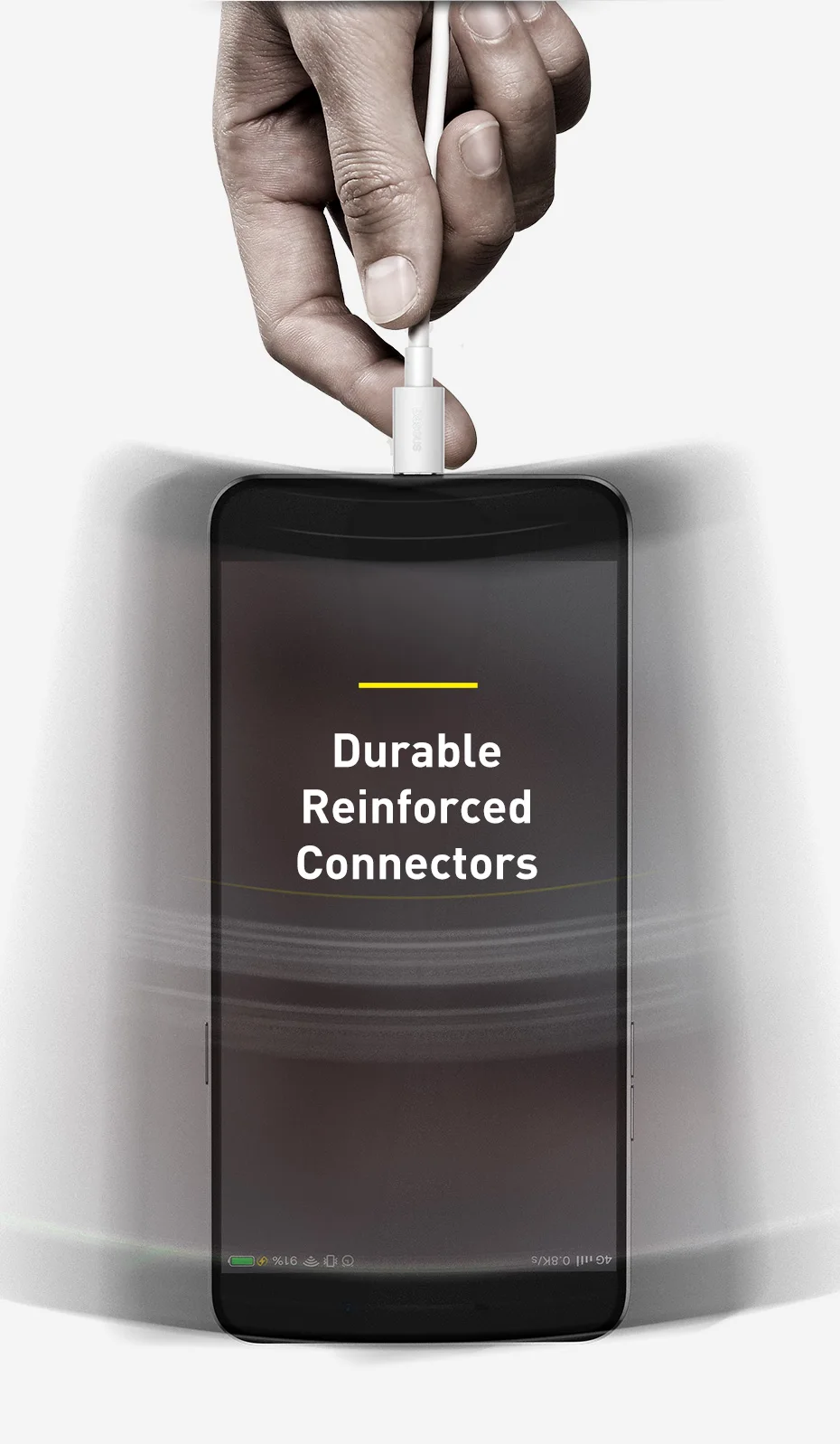 Kit 2 Cabos Micro USB 2.1A 1,5m - Imagem 13