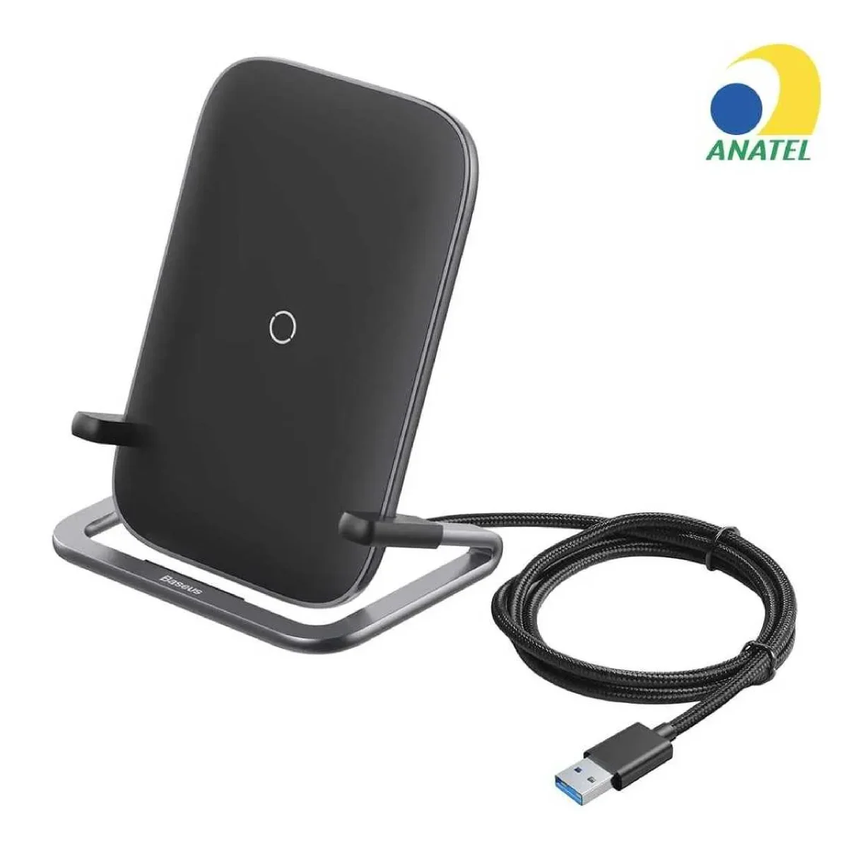 Carregador Portátil Sem Fio com Suporte Vertical e Horizontal 15W - Imagem 8