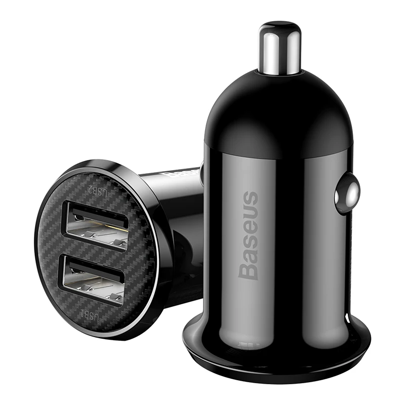 Carregador veicular Baseus 12V USB Duplo 4.8A - Imagem 22