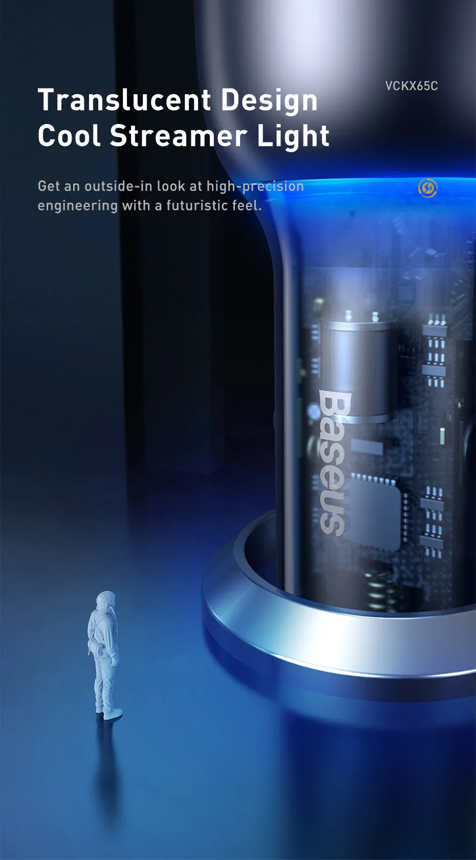 Carregador Veicular 65W Carregamento Rápido 4.0 PD - Imagem 16