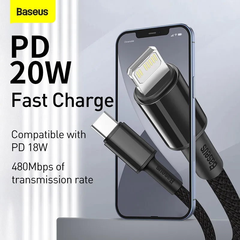 Kit 2 Cabos USB C Lightning PD 20W Carregamento Rápido - Imagem 6
