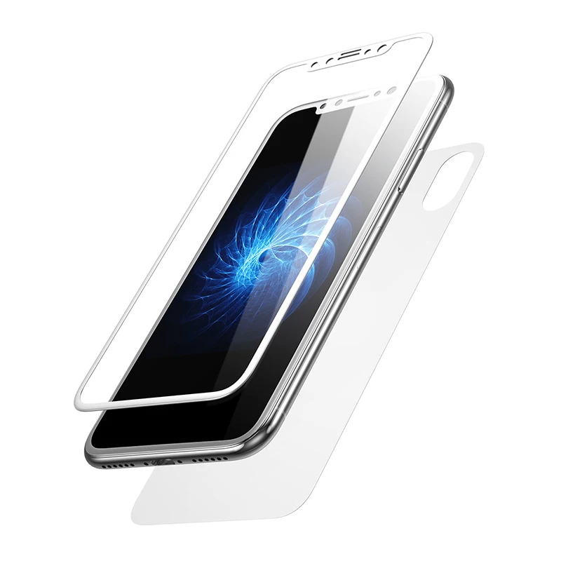 Película Frontal e Traseira para iPhone X - Transparente