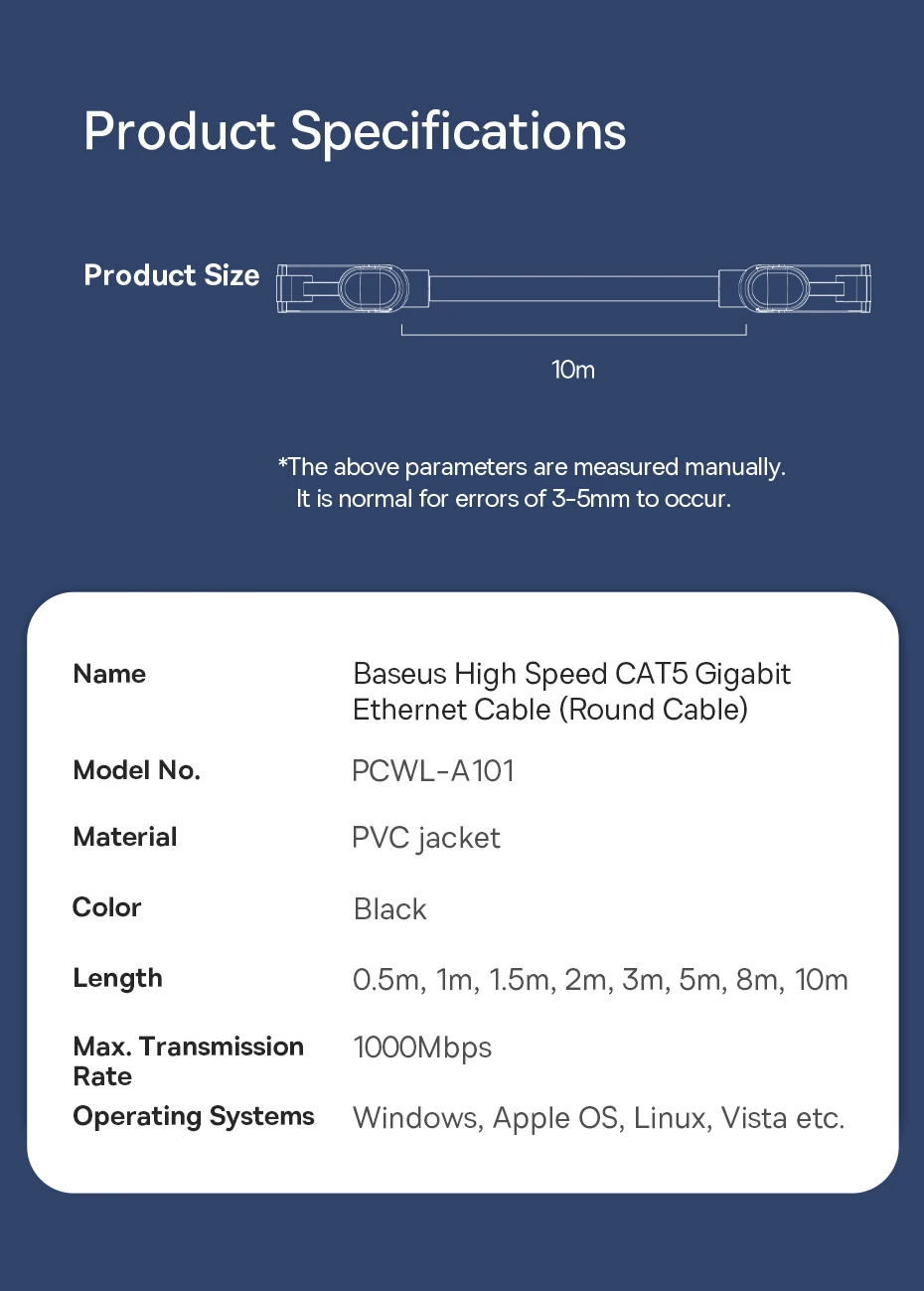 Cabo Ethernet RJ45 Cat5 - Imagem 22