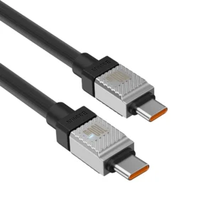 Cabo USB C Baseus 100W Ultra Rápido CoolPlay - Preto