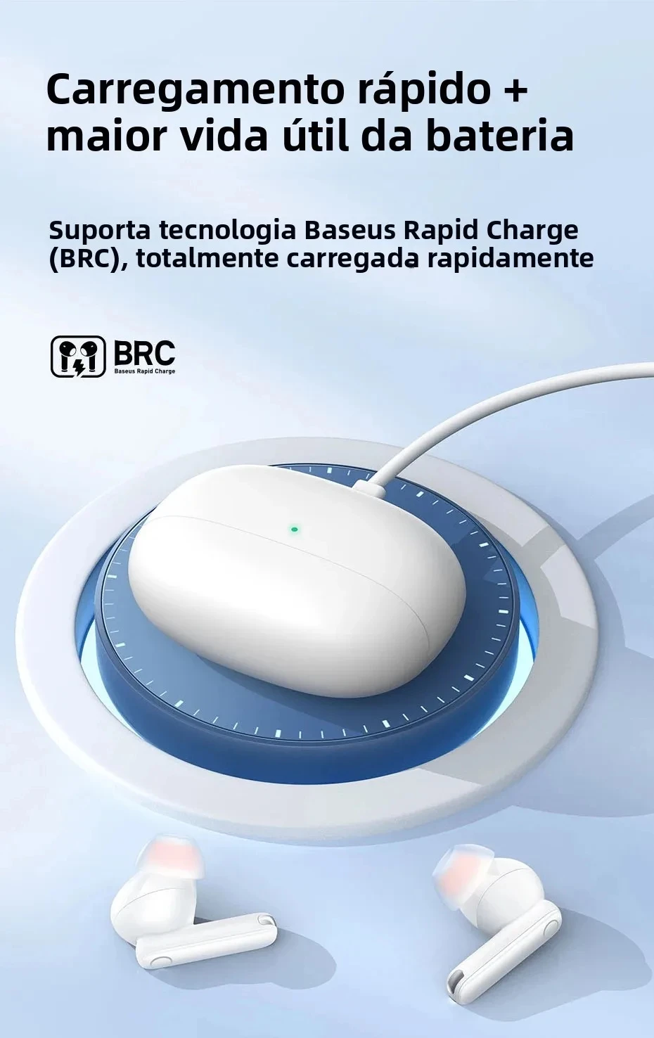 Fone de Ouvido Baseus Bowie MZ10 Bluetooth 5.2 - Imagem 14