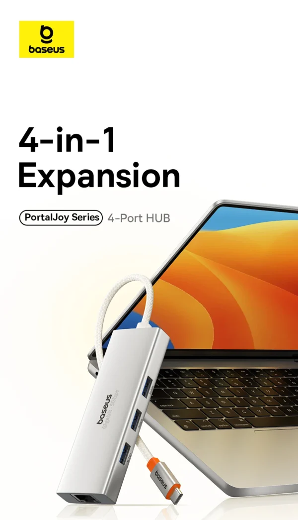 Hub USB C 4 em 1 PortalJoy - Imagem 7