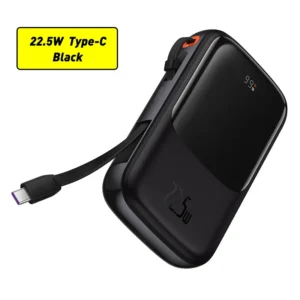 Power Bank 22.5W/20W 10000mAh - Para Android - Preto