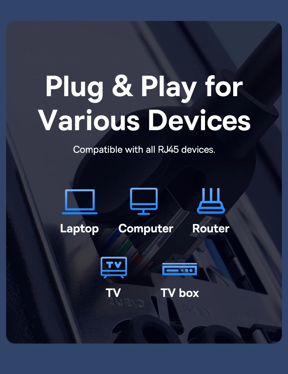Cabo Ethernet RJ45 Cat5 - Imagem 14