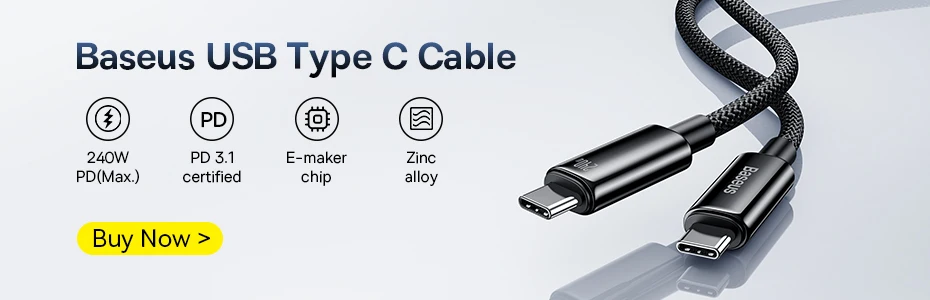 Kit 2 Cabos Retráteis USB C 100W Free2Draw Carregamento Rápido - Imagem 7