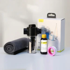 Kit Limpeza Baseus Toalha Shampoo Automotivo Pulverizador - Incolor