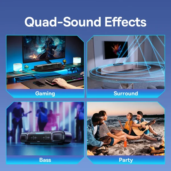 Soundbar Bluetooth 5.3 AeQur DS10 - Imagem 3