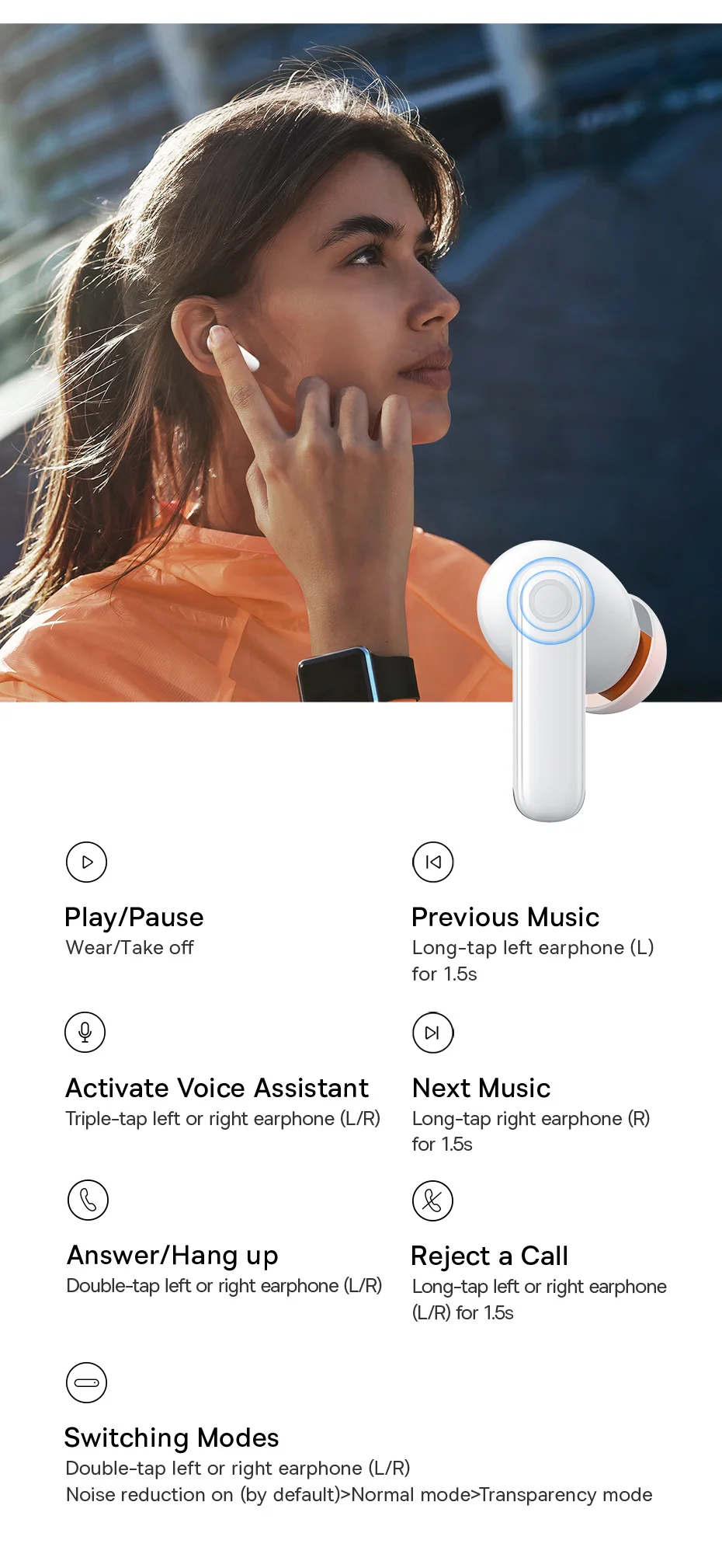 Fone de Ouvido Bluetooth 5.2 Bowie M1 ANC TWS - Imagem 19