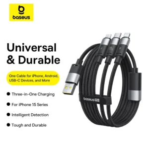 Cabo 100W USB 3 em 1 StarSpeed