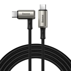 Cabo USB C Baseus PD3.1 Ger2 100W Coaxial - Preto