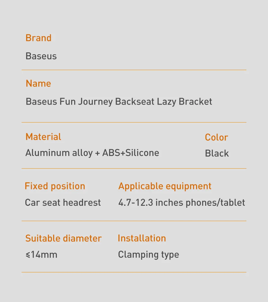 Suporte Universal para Banco Traseiro - Imagem 22