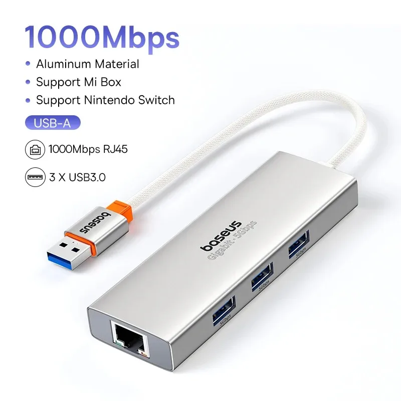 Hub USB 4 em 1 PortalJoy - Prata