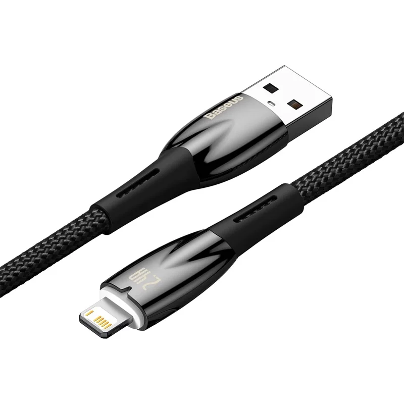 Cabo USB para Lightning 2.4A Glimmer - Preto