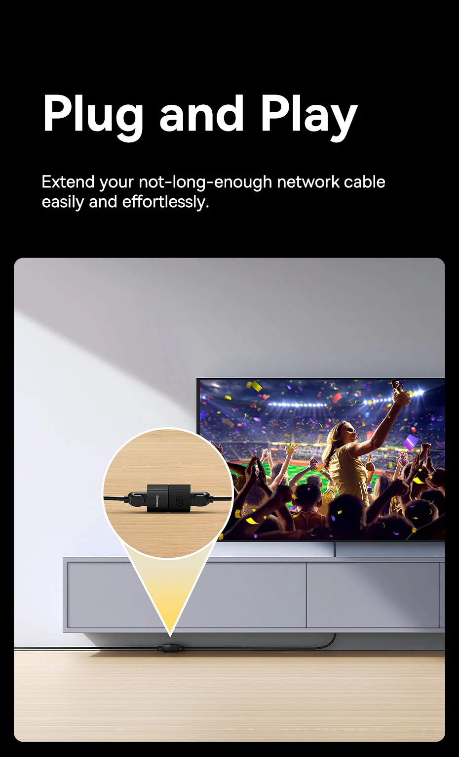 Kit 2 Conectores Ethernet RJ45 1000Mbps - Imagem 9