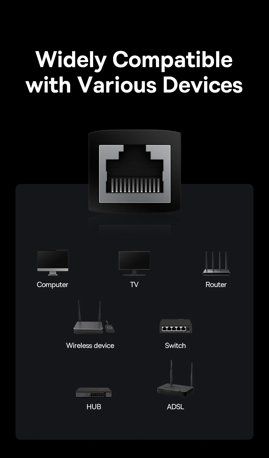 Kit 2 Conectores Ethernet RJ45 1000Mbps - Imagem 15