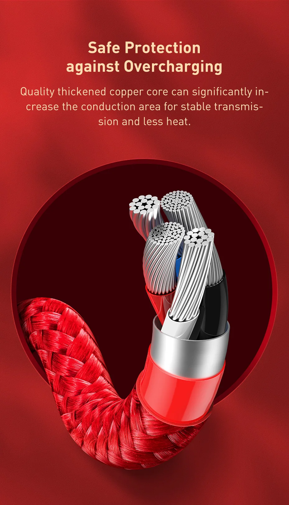 Cabo USB 3 em 1 Temático Baseus - Imagem 12