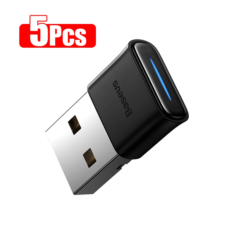 Kit Baseus 5 Unidades Adaptador USB Bluetooth 5.1 - Imagem 20
