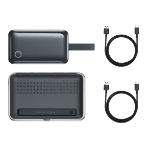 Transmissor e Receptor de Vídeo Sem Fio HDMI USB-C Baseus 35m - Cinza