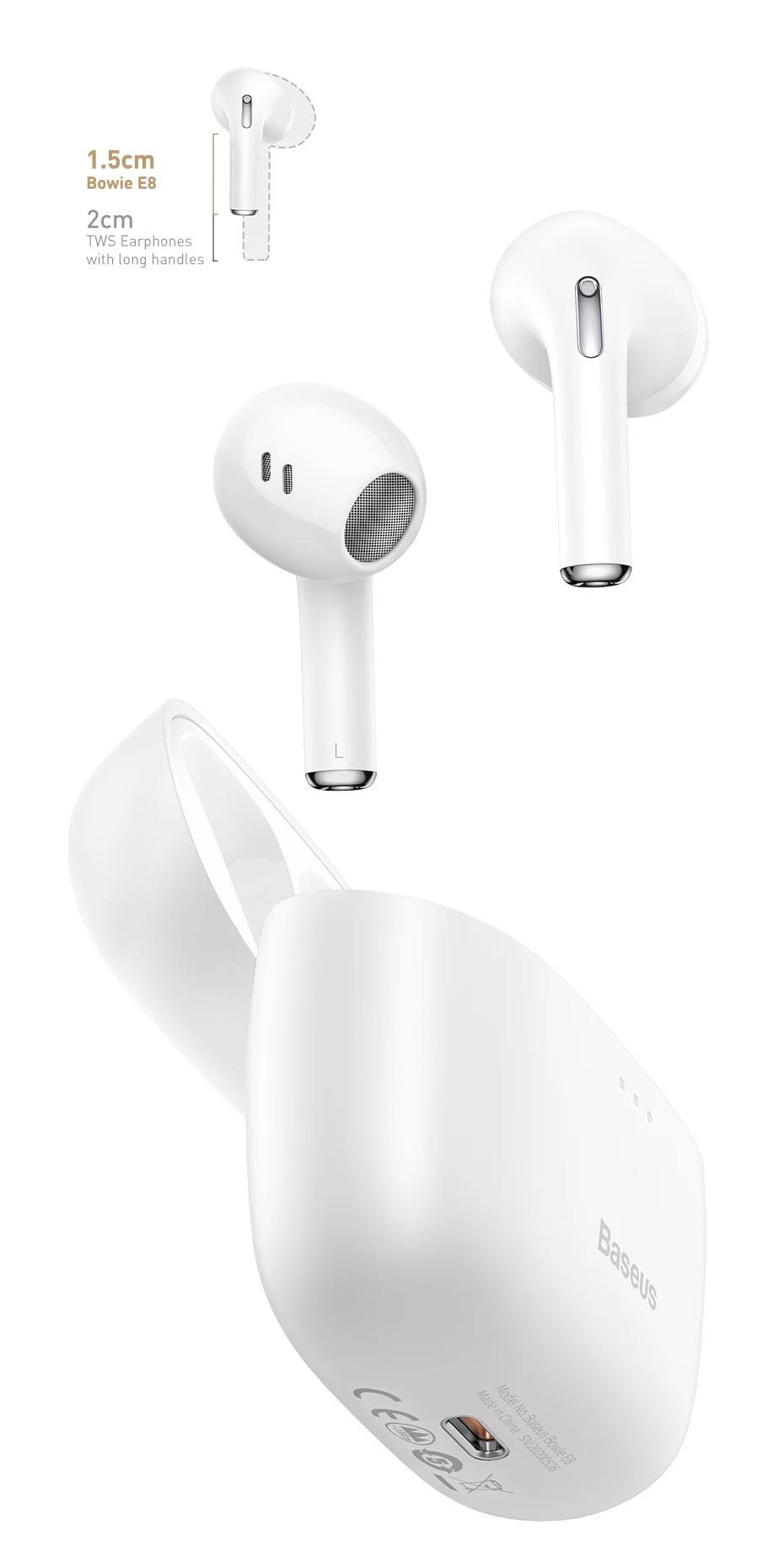 Fone de Ouvido Bowie E8 ENC - Imagem 12