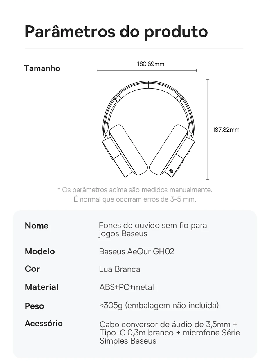 Headset Bluetooth 5.3 AeQur GH02 - Imagem 10