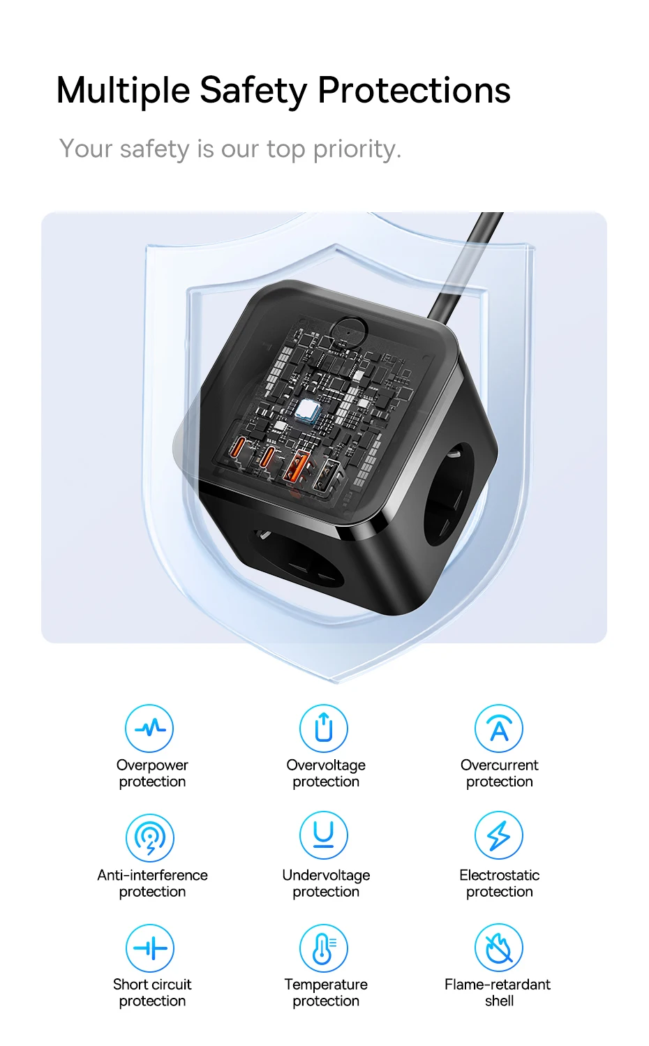 Carregador de Mesa 30W 7 em 1 PowerCombo - Imagem 11