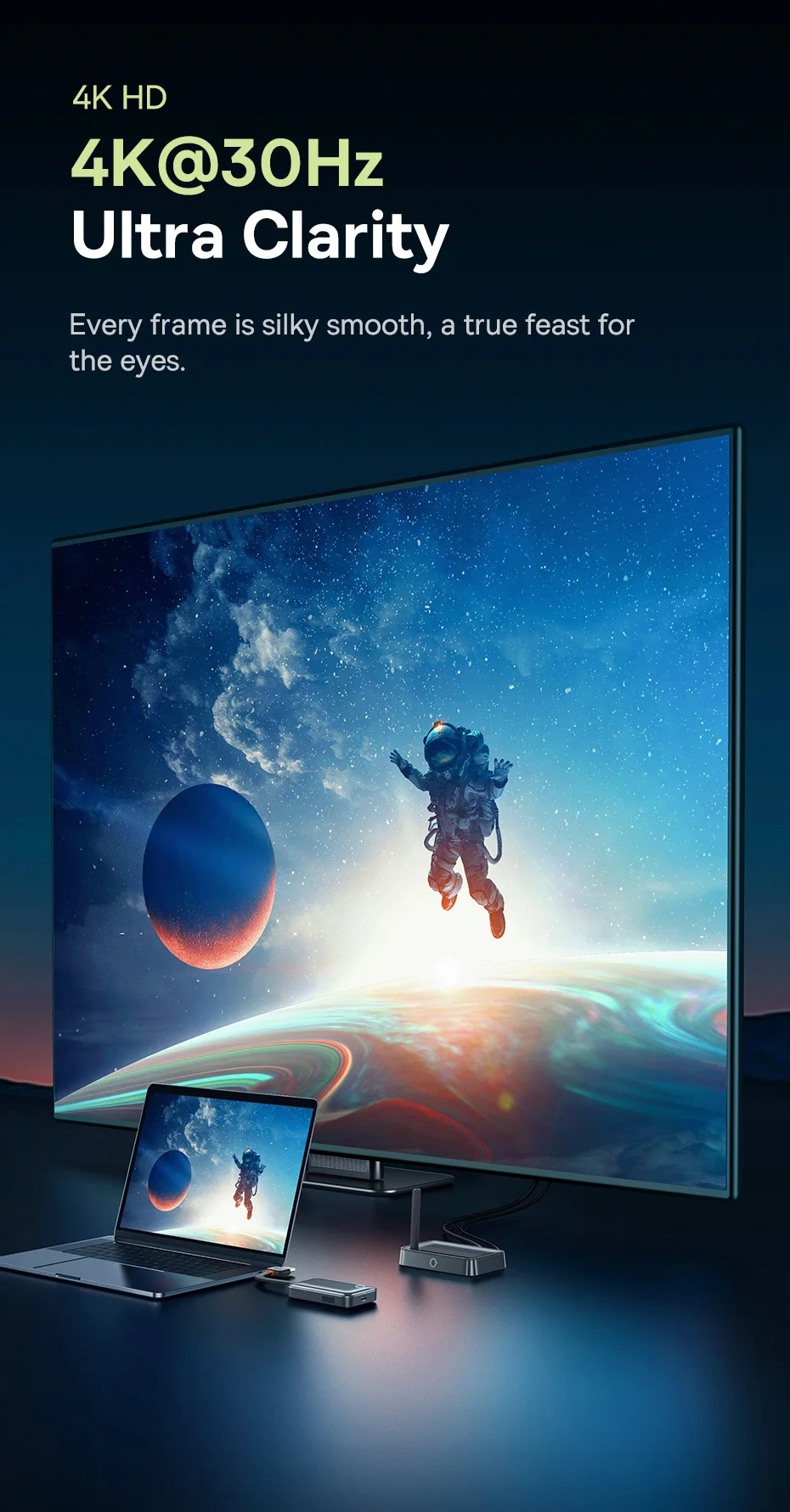 Transmissor e Receptor de Vídeo Sem Fio HDMI USB-C 35m - Imagem 11